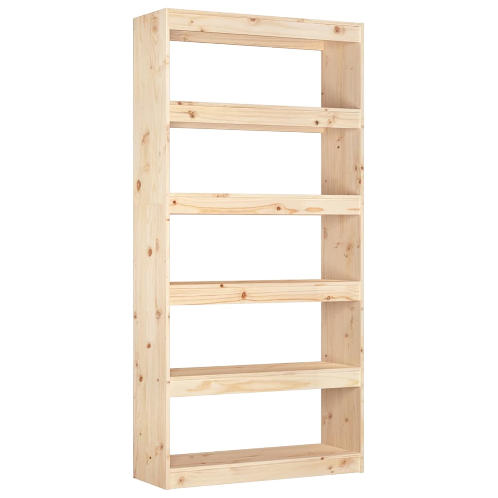 Vidaxl boekenkast kamerscherm 80x30x167,4 cm massief grenenhout