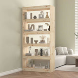Vidaxl boekenkast kamerscherm 80x30x167,4 cm massief grenenhout