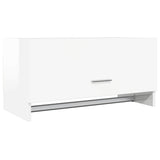 Vidaxl kledingkast 70x32,5x35 cm bewerkt hout hoogglans wit