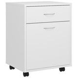 Vidaxl rolkast 45x38x54 cm bewerkt hout wit