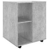 Vidaxl rolkast 60x53x72 cm bewerkt hout betongrijs