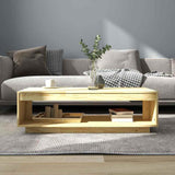 Vidaxl salontafel 110x50x33,5 cm massief grenenhout