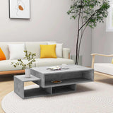 Vidaxl salontafel 105x55x32 cm bewerkt hout betongrijs