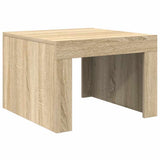 Vidaxl salontafel 50x50x35 cm bewerkt hout sonoma eikenkleurig
