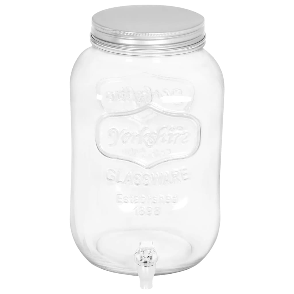 Vidaxl drak dispenser 8050 ml glas