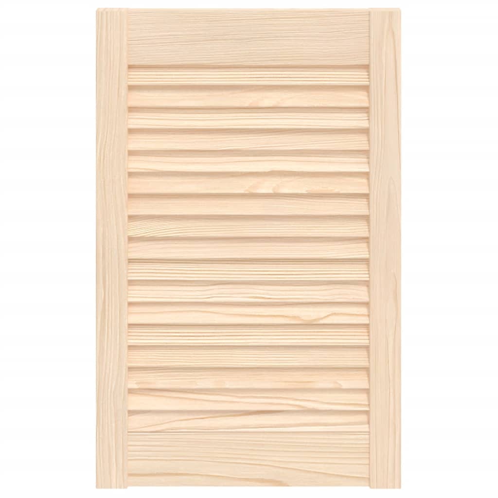 Vidaxl skabsdør med lameller 61,5x39,4 cm fast fyrretræ