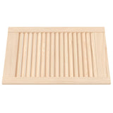 Vidaxl skabsdør med lameller 61,5x39,4 cm fast fyrretræ