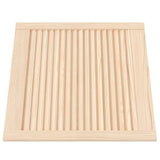 Vidaxl skabsdør med lameller 61,5x59,4 cm fast fyrretræ