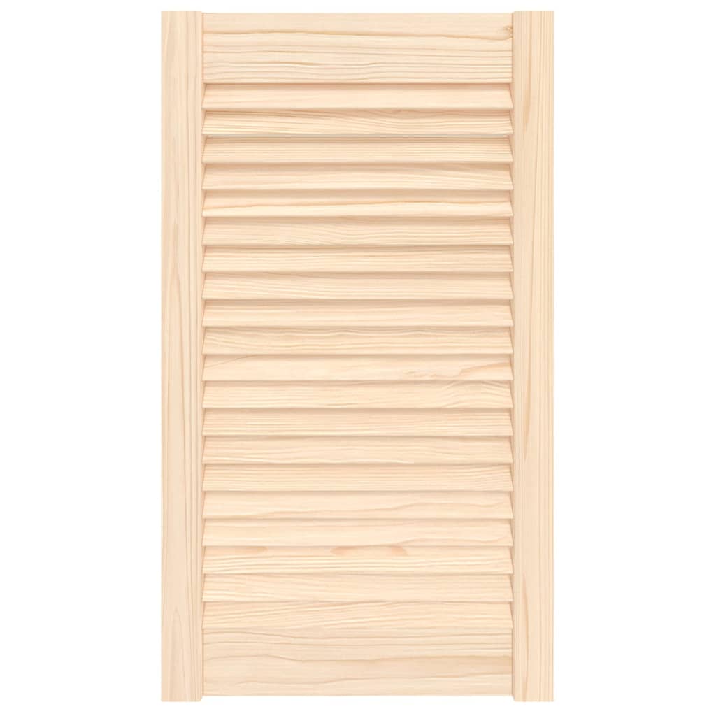 Vidaxl skabsdør med lameller 69x39,4 cm fast fyrretræ