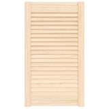 Vidaxl skabsdør med lameller 69x39,4 cm fast fyrretræ