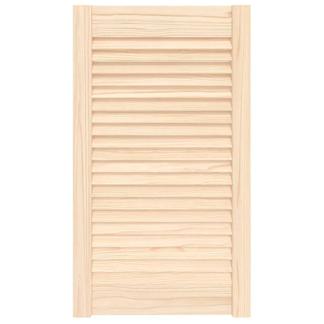 Vidaxl skabsdør med lameller 69x39,4 cm fast fyrretræ