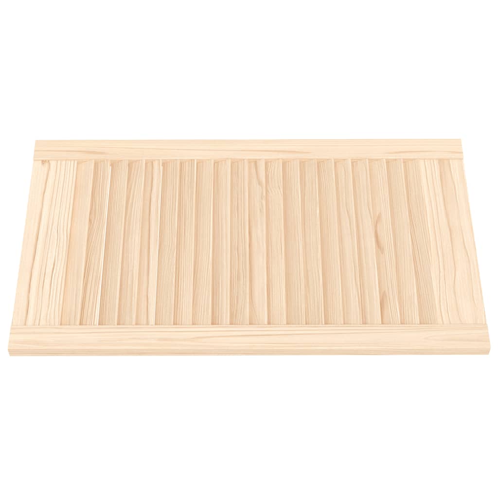 Vidaxl skabsdør med lameller 69x39,4 cm fast fyrretræ