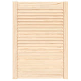 Vidaxl skabsdør med lameller 69x49,4 cm fast fyrretræ