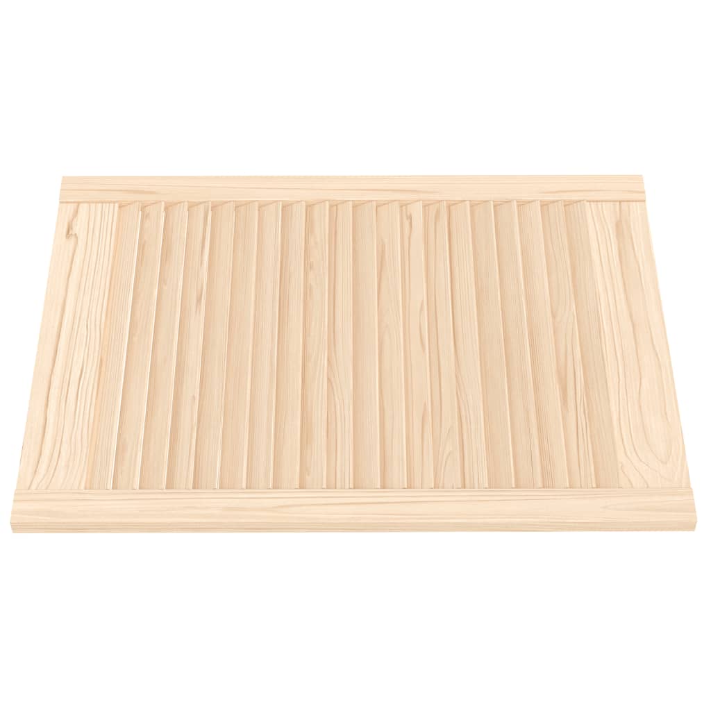 Vidaxl skabsdør med lameller 69x49,4 cm fast fyrretræ