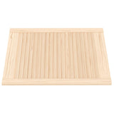 Vidaxl skabsdør med lameller 69x49,4 cm fast fyrretræ