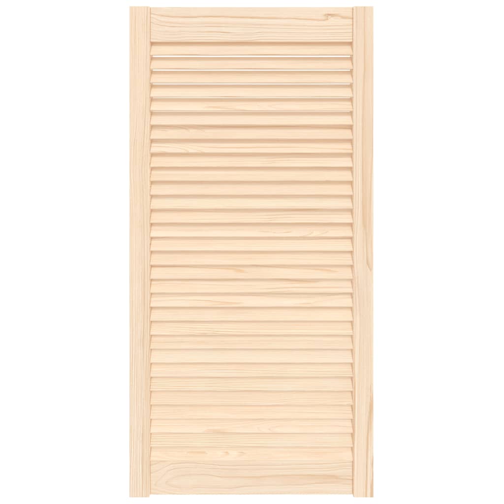 Vidaxl kabinetdør med lameller 99.3x49.4 cm Solid fyrretræ