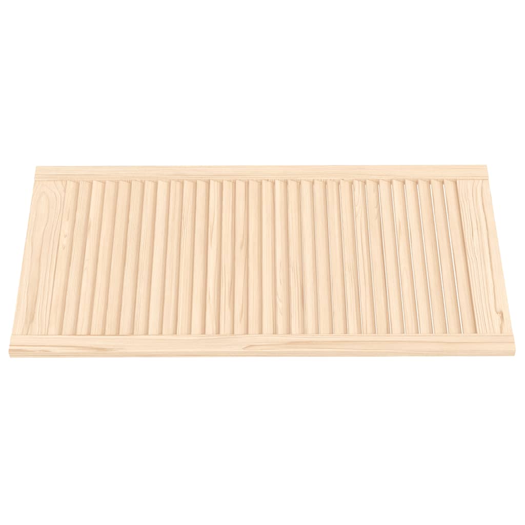 Vidaxl kabinetdøre med lameller 2 stk 99,3x49,4 cm fast fyrretræ