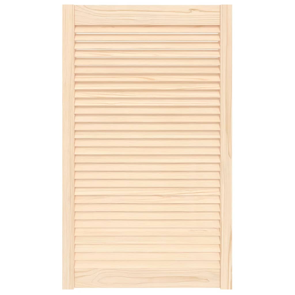 Vidaxl skabsdør med lameller 99.3x59.4 cm solid fyrretræ