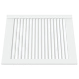 Vidaxl kabinetdør med lameller 61,5x49,4 cm fast fyrretræ hvid hvid