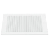 Vidaxl kabinetdøre med lameller 2 stk 69x39,4 cm fast fyrretræ hvid hvid