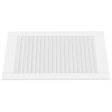 Vidaxl kabinetdøre med lameller 4 stk 69x39,4 cm fast fyrretræ hvid hvid