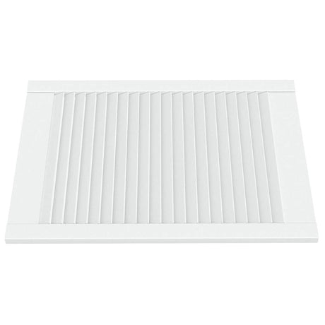 Vidaxl kabinetdør med lameller 69x49,4 cm fast fyrretræ hvid