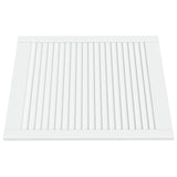 Vidaxl kabinetdøre med lameller 4 stk 69x59,4 cm fast fyrretræ hvid hvid