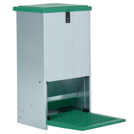 VidaXL automatisk fjerkræfoderautomat med pedal 20 kg