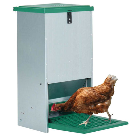 VidaXL automatisk fjerkræfoderautomat med pedal 20 kg