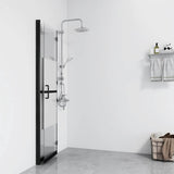 Vidaxx brusekabine foldbar 100x190 cm ESG glas semi-mat