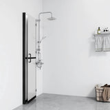 Vidaxl walk-in brusevæg Sammenfoldelig 70x190 cm ESG-Glas Mat