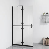 Vidaxl walk-in brusevæg Sammenfoldelig 70x190 cm ESG-Glas Mat