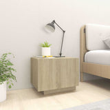 Vidaxl nachtkastje 100x35x40 cm bewerkt hout sonoma eikenkleurig