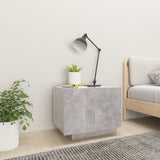 Vidaxl nachtkastje 100x35x40 cm bewerkt hout betongrijs