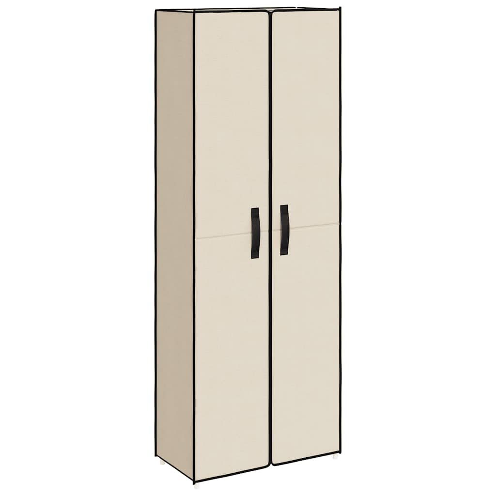 Vidaxl Shoe Cabinet 60x30x166 cm stofcreme -farvet