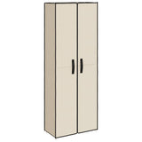 Vidaxl Shoe Cabinet 60x30x166 cm stofcreme -farvet