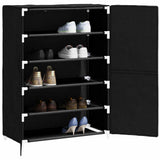 Vidaxl Shoe Cabinet 60x30x90 cm stof sort