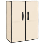 Vidaxl Shoe Cabinet 60x28x90 cm stofcreme -farvet