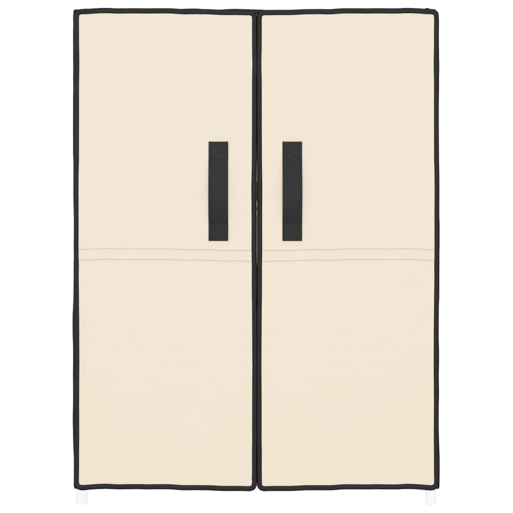 Vidaxl Shoe Cabinet 60x28x90 cm stofcreme -farvet