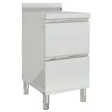 Vidaxl Kitchen Cabinets Commercial 2 st rustfrit stål