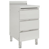 Vidaxl Kitchen Cabinets Commercial 2 st rustfrit stål