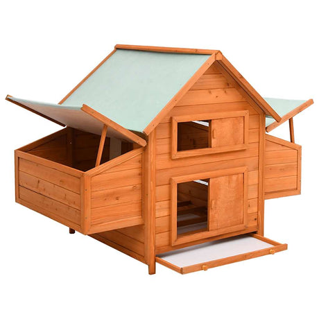 Vidaxl Chicken Coop 150x96x110 cm Solid Pinewood