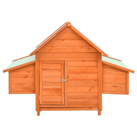 Vidaxl Chicken Coop 150x96x110 cm Solid Pinewood
