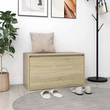 Vidaxl halbank 80x40x45 cm bewerkt hout sonoma eikenkleurig