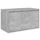 Vidaxl halbank 80x40x45 cm bewerkt hout betongrijs