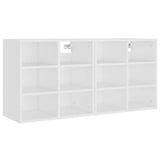 Vidaxl schoenenkasten 2 st 52,5x30x50 cm wit