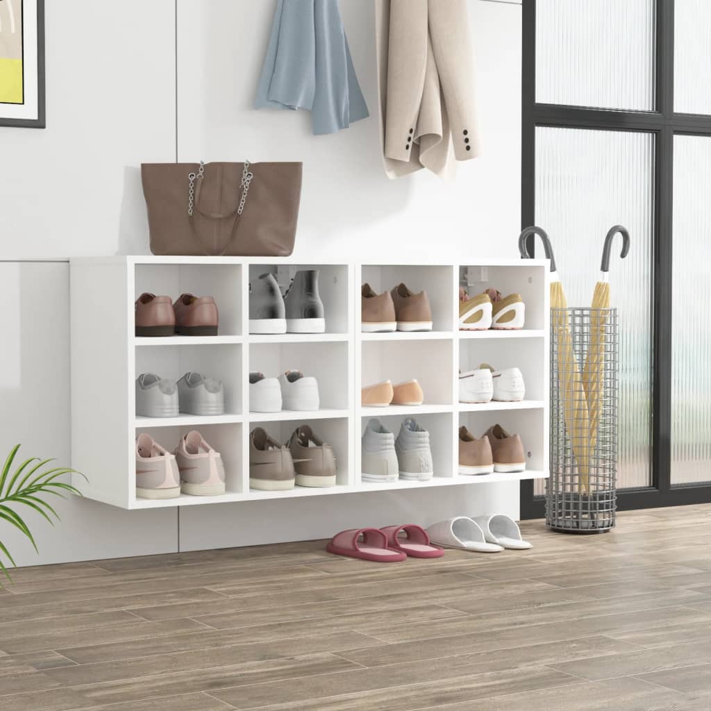Vidaxl schoenenkasten 2 st 52,5x30x50 cm wit