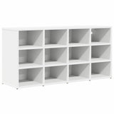 Vidaxl schoenenkast met plank wit 103 x 30 x 51 cm bewerkt hout