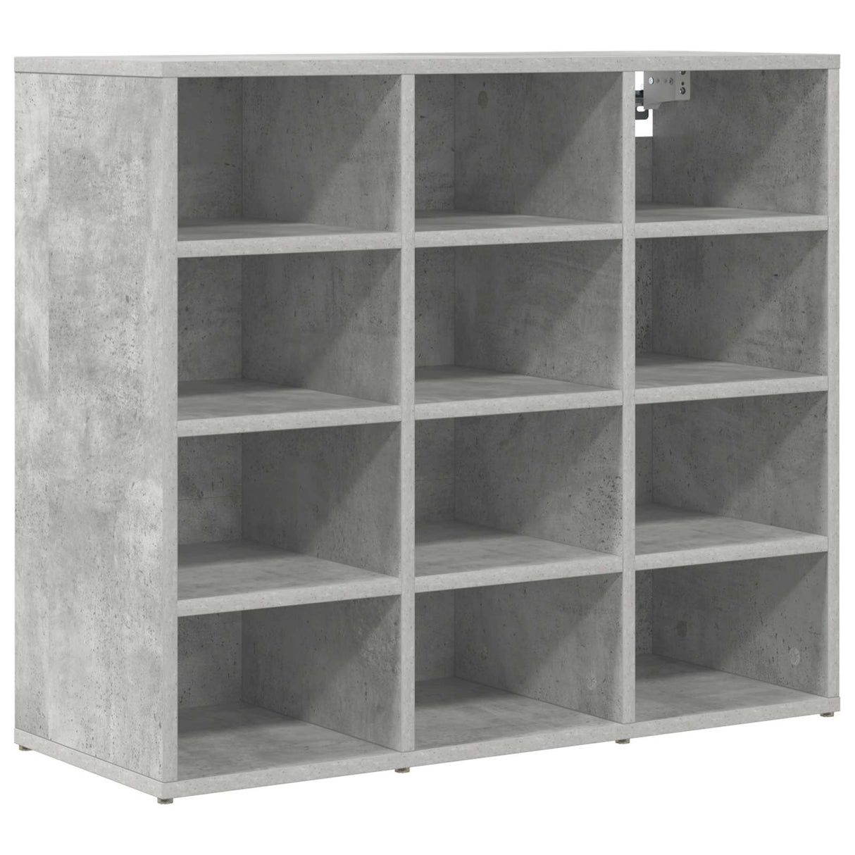 Vidaxl schoenenkast betongrijs 77,5 x 30 x 67 cm bewerkt hout