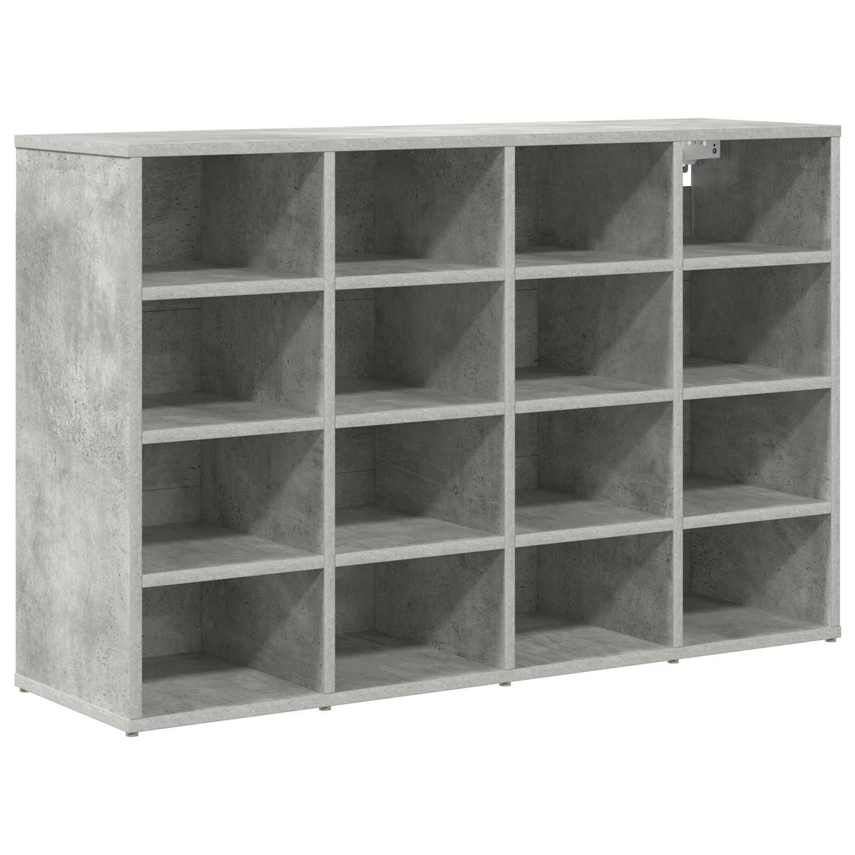 Vidaxl schoenenkast met plank betongrijs 103 x 30 x 67 cm bewerkt hout